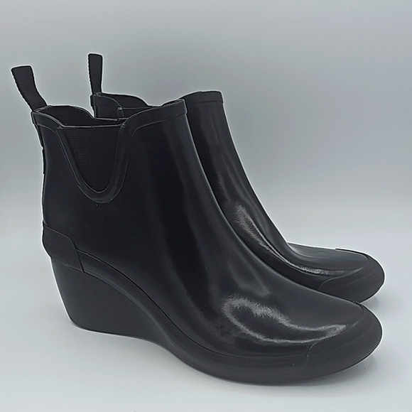 COUGAR Event Wedge Heel Rubber Rain boots Size 11M - Picture 6 of 7